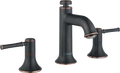 HANSGROHE 14113921 Talis C Widespread Faucet 100 with Pop-Up Drain, 1.2 GPM in Rubbed Bronze