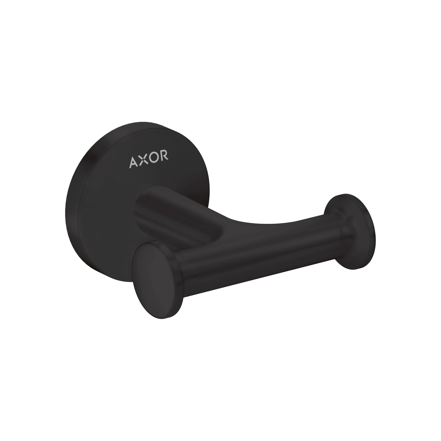 AXOR 42812670 Matte Black Universal Circular Modern Double Hook
