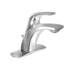 MOEN WSL84533 Zarina Chrome one-handle high arc bathroom faucet