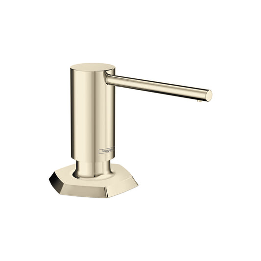 HANSGROHE 04857830 Polished Nickel Locarno Transitional Soap Dispenser