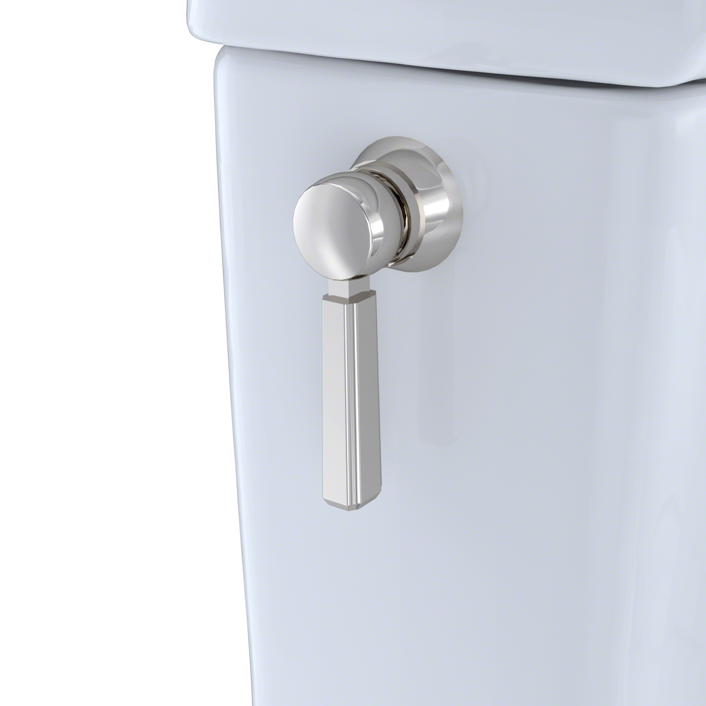 TOTO THU231R#PN TRIP LEVER (REPLACES THU231#PN) - POLISHED NICKEL For GUINEVERE TOILET , Polished Nickel