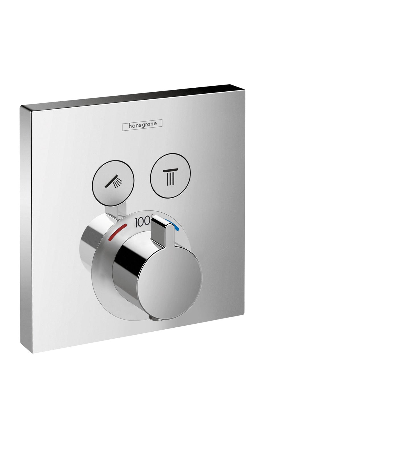 HANSGROHE 15763001 Chrome ShowerSelect Modern Thermostatic Trim