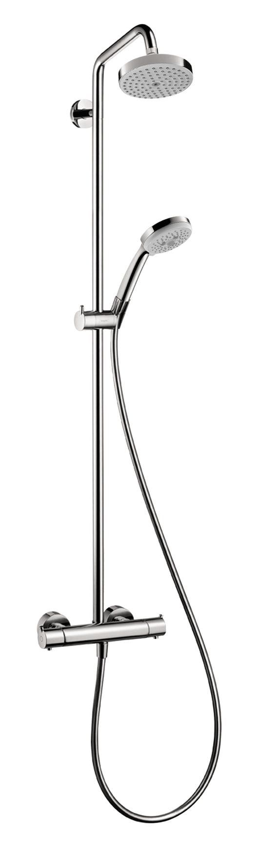 HANSGROHE 27169001 Chrome Croma Modern Showerpipe 2 GPM