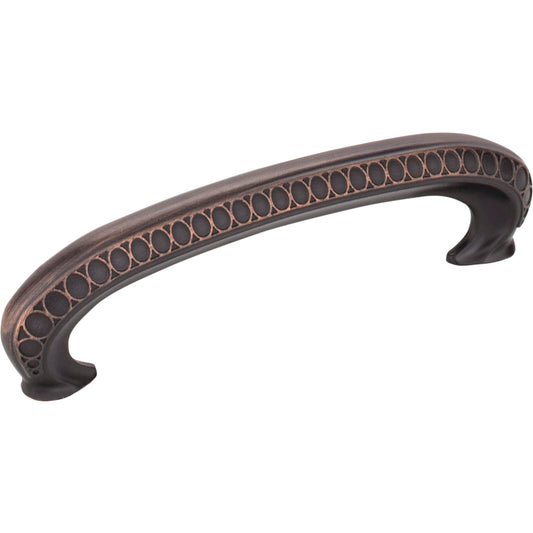 JEFFREY ALEXANDER 1977DBAC 96 mm Center-to-Center Brushed Oil Rubbed Bronze Symphony Cabinet Pull