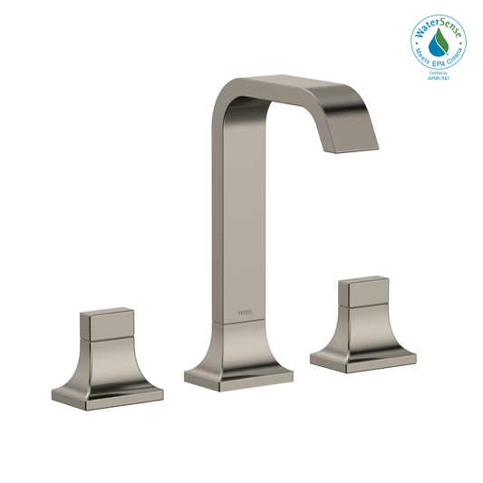 TOTO TLG08201U#PN GC 1.2 GPM Two Handle Widespread Bathroom Sink Faucet , Polished Nickel