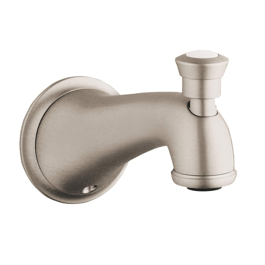 GROHE 13603EN0 Seabury Brushed Nickel Diverter Tub Spout