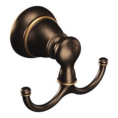 MOEN Y2603BRB Banbury  Double Robe Hook In Mediterranean Bronze