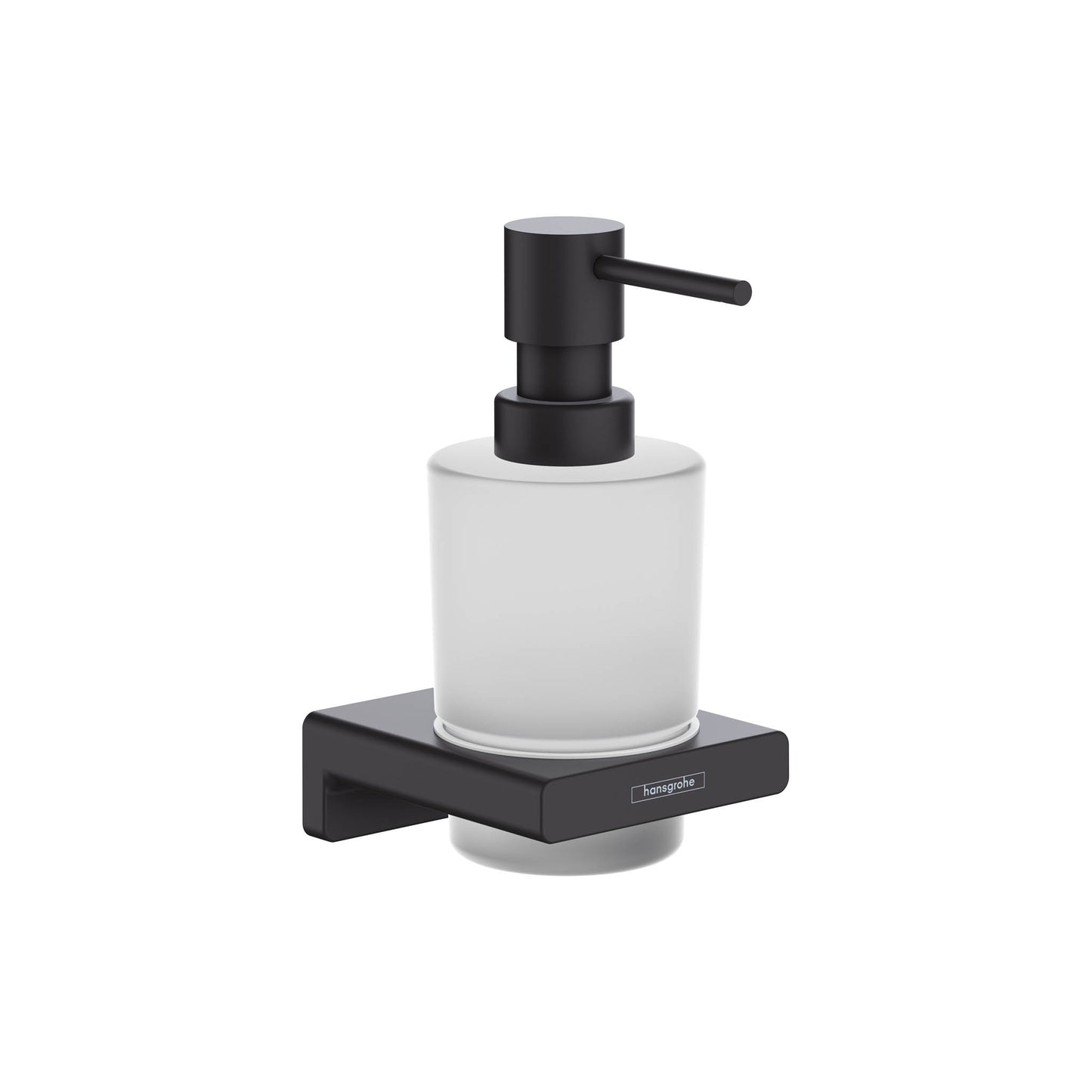HANSGROHE 41745670 Matte Black AddStoris Modern Soap Dispenser