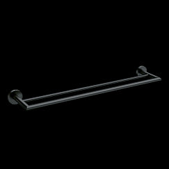 MOEN Y5722BL Arlys  Double Towel Bar In Matte Black