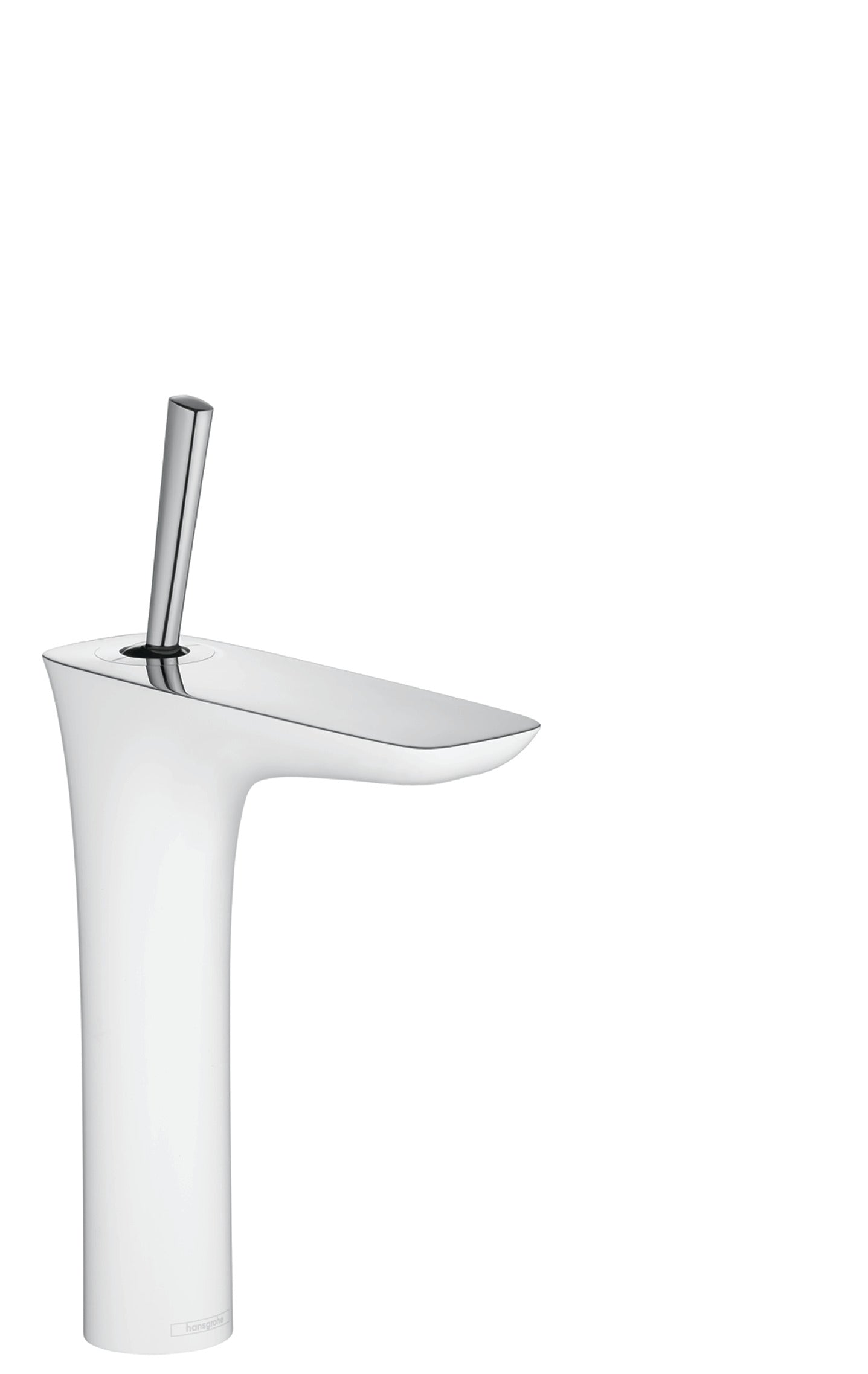 HANSGROHE 15081401 PuraVida Single-Hole Faucet 200, 1.2 GPM in White/Chrome