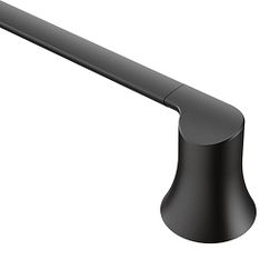 MOEN YB0218BL Doux  18" Towel Bar In Matte Black