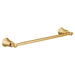 MOEN YB0318BG Flara  18" Towel Bar In Brushed Gold