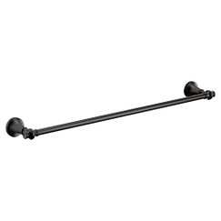 MOEN YB0524BL Colinet  Towel Bar In Matte Black