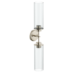 MOEN YB1762BN Greenfield  Two Globe Bath Light In Brushed Nickel