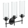 MOEN YB1763BL Greenfield  Three Globe Bath Light In Matte Black