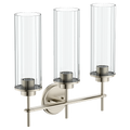 MOEN YB1763BN Greenfield  Three Globe Bath Light In Brushed Nickel