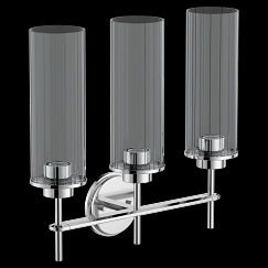 MOEN YB1763CH Greenfield  Three Globe Bath Light In Chrome