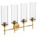 MOEN YB1764BG Greenfield  Four Globe Bath Light In Brushed Gold