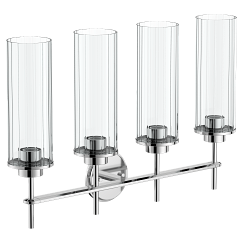 MOEN YB1764CH Greenfield  Four Globe Bath Light In Chrome