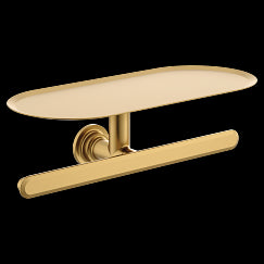 MOEN YB1788BG Greenfield  Double Paper Holder In Brushed Gold