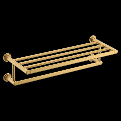 MOEN YB1794BG Greenfield  Towel Shelf In Brushed Gold