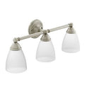MOEN YB2263BN Brantford  Three Globe Bath Light In Brushed Nickel