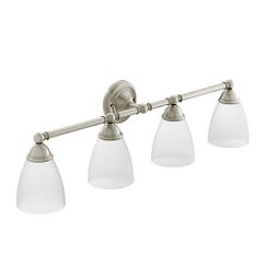 MOEN YB2264BN Brantford  Four Globe Bath Light In Brushed Nickel