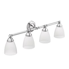 MOEN YB2264CH Brantford  Four Globe Bath Light In Chrome