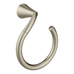 MOEN YB2386BN Glyde  Towel Ring In Brushed Nickel