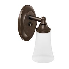 MOEN YB2861ORB Eva  One Globe Bath Light In Oil Rubbed Bronze