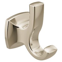 MOEN YB5103NL Voss  Double Robe Hook In Polished Nickel