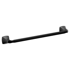 MOEN YB5118BL Voss  18" Towel Bar In Matte Black
