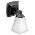 MOEN YB5161BL Voss  One Globe Bath Light In Matte Black