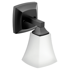 MOEN YB5161BL Voss  One Globe Bath Light In Matte Black
