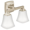 MOEN YB5162NL Voss  Two Globe Bath Light In Polished Nickel