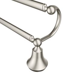 MOEN YB5222BN Wynford  24" Double Towel Bar In Brushed Nickel