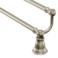 MOEN YB5422BN Kingsley  24" Double Towel Bar In Brushed Nickel