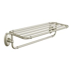 MOEN YB5494BN Kingsley  Towel Shelf In Brushed Nickel