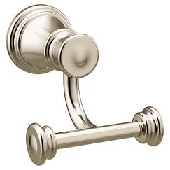 MOEN YB6403NL Belfield  Double Robe Hook In Polished Nickel