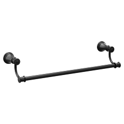 MOEN YB6418BL Belfield  18" Towel Bar In Matte Black