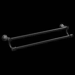 MOEN YB6422BL Belfield  24" Double Towel Bar In Matte Black