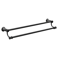 MOEN YB6422BL Belfield  24" Double Towel Bar In Matte Black