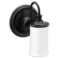 MOEN YB6461BL Belfield  One Globe Bath Light In Matte Black