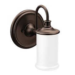 MOEN YB6461ORB Belfield  One Globe Bath Light In Oil Rubbed Bronze