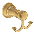 MOEN YB8403BG Weymouth  Double Robe Hook In Brushed Gold