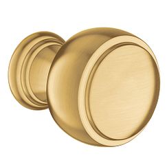 MOEN YB8405BG Weymouth  Drawer Knob In Brushed Gold