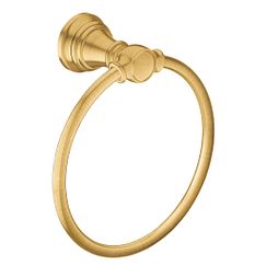 MOEN YB8486BG Weymouth  Towel Ring In Brushed Gold