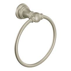 MOEN YB8486BN Weymouth  Towel Ring In Brushed Nickel