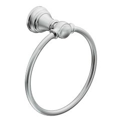 MOEN YB8486CH Weymouth  Towel Ring In Chrome