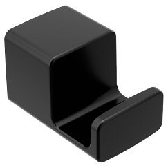 MOEN YB8803BL 90 Degree  Single Robe Hook In Matte Black